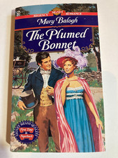 MARY BALOGH vintage THE PLUMED BONNET Signet Regency Romance FIRST PRINTING 1996