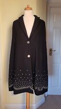 Luxury Designer Elie Saab Wool Cape Coat Size 40 Best Fits UK 8 10 12