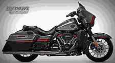 Harley Davidson CVO Street Glide 2018 1 A4 Photo Print