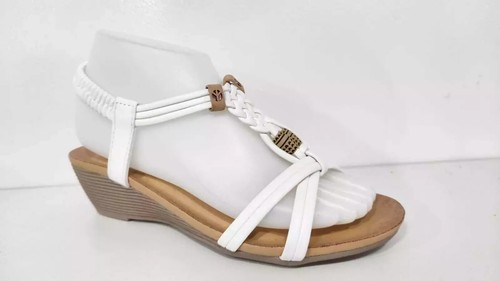 Ladies gladiator wedge - ladies, sandals