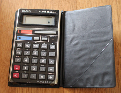 Casio data cal 150a - casio, dc-150a