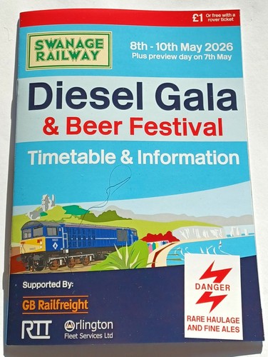 Swanage railway diesel gala - railway,