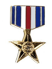 SILVER STAR HAT PIN