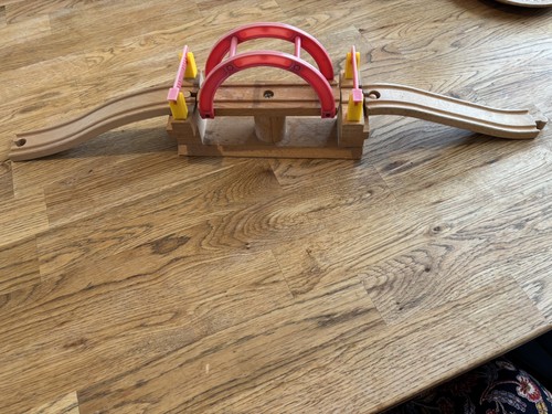 Wooden railway track swing - wooden,
