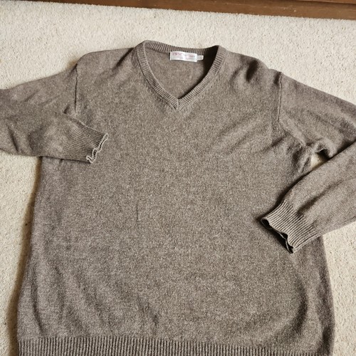Ewm brown lambswool pullover - ewm,