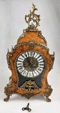 Vintage Hermle Boulle Mantel Clock