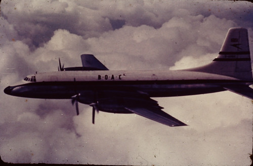 Aircraft slide boac - boac, bristol