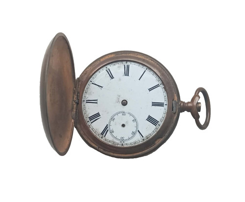 Antique brass full hunter - brass,