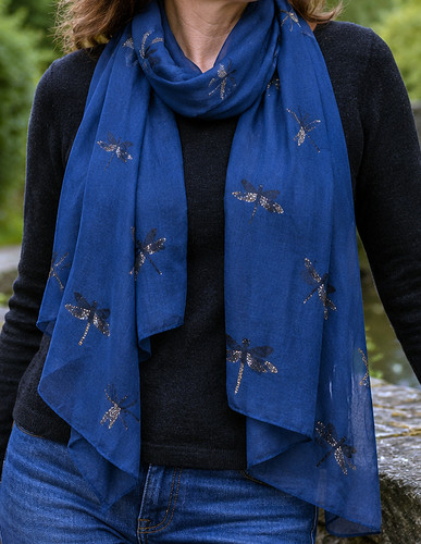 Black ginger dalhiem - black, scarf