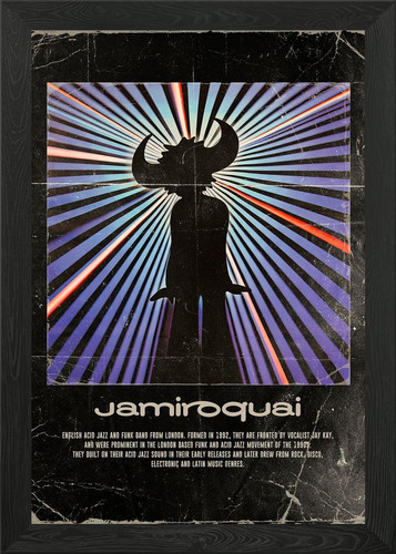 Jamiroquai framed wall art - framed,