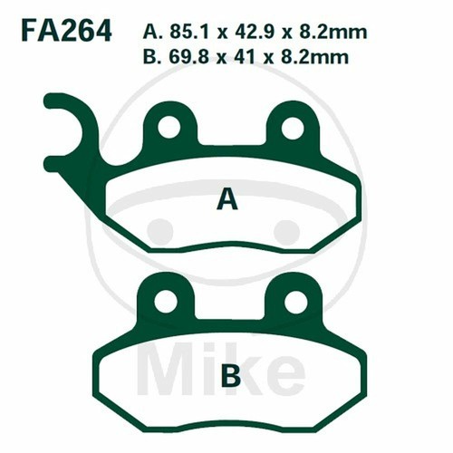 Pair brake pads - brake,
