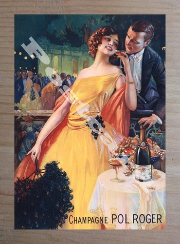 Historic champagne pol roger - pol,