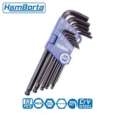 Allen Key Set HemBorta 13pc Inch Imperial Alan Keys Sets Long Ball End Allen Key