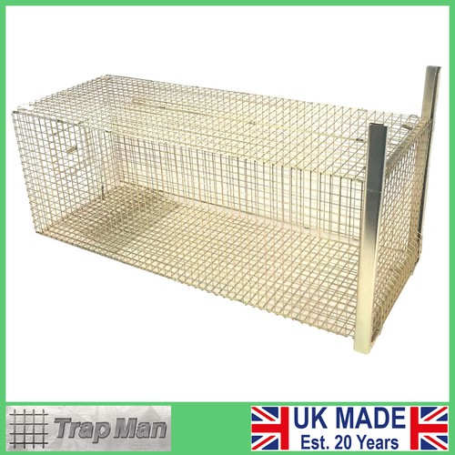 Fox trap cage trapman humane - trap,