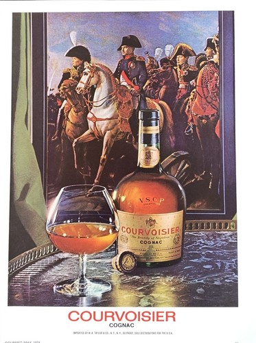 1974 courvoisier 0 - courvoisier, v.s.0.p
