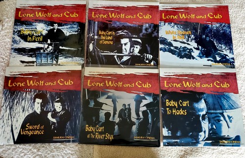Lone wolf cub laserdiscs - &,