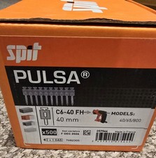 Spit Pulsa Nails 40mm 500 Pack with Gas, Jan 2026