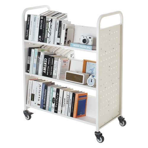 Tier rolling book cart - rolling,