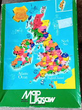 Vintage whitman map and - map, uk