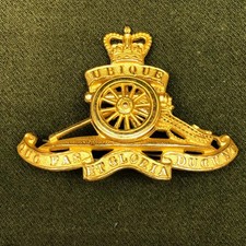 British Army Cap Badge - Royal Artillery