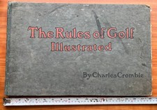 1905 The Rules of Golf illustrated Charles Crombie Perrier Book Punch Art Club