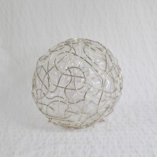 Glass Globe Lampshade, Wire