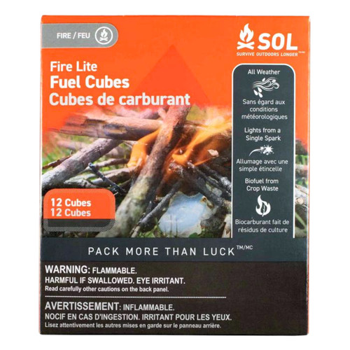 Sol fire lite fuel cubes - fire,