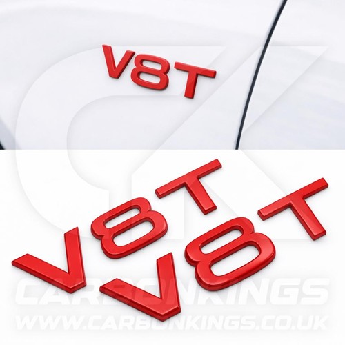 Gloss red v8t side - red,