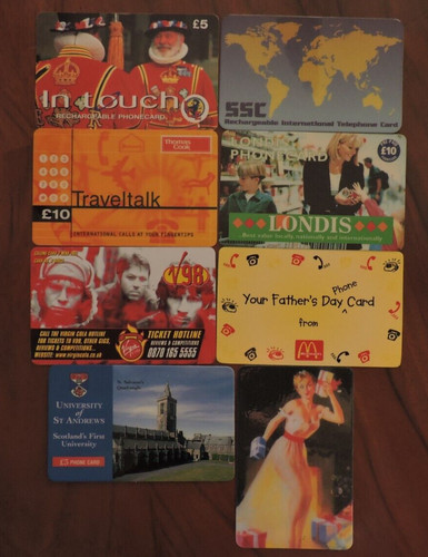 Assorted phonecards - assorted,
