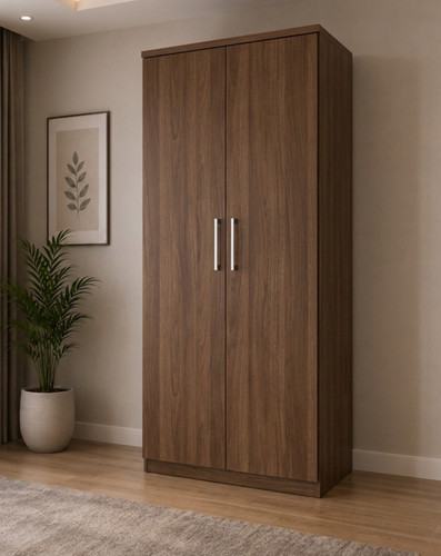 Modern double door wardrobe - double,