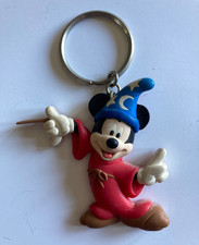 'Disney' Rubber MICKEY MOUSE SORCERER'S APPRENTICE Keyring