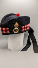 Genuine WW-ll Royal Scots Fusiliers Glengarry Side Cap