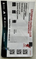 Liverpool v Everton Premier League used ticket stub 20.09.25