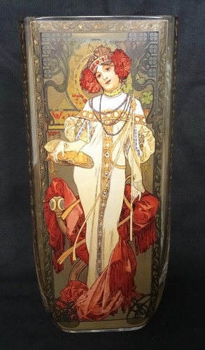 Mucha glass goebel the four - glass,