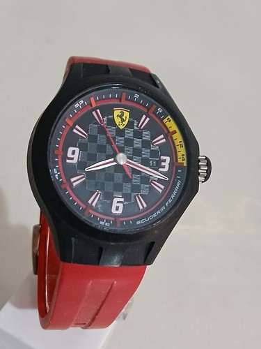 Ferrari gents black red watch - ferrari,