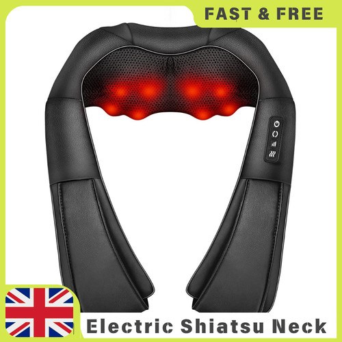 Neck shiatsu massager with - neck,