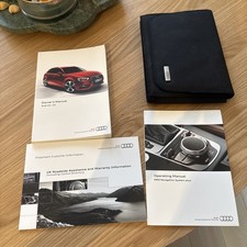 Audi A3 / S3 Saloon & Sportback Owners Manual Handbook Pack 2012–2016 (2015)
