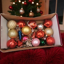 Vintage 1950/60s Christmas Tree Decorations Baubles Bundle