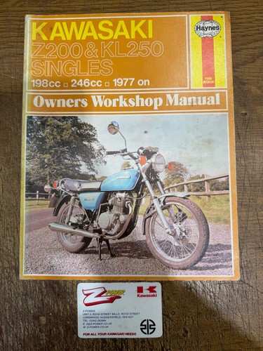 Kawasaki haynes manual - kawasaki,