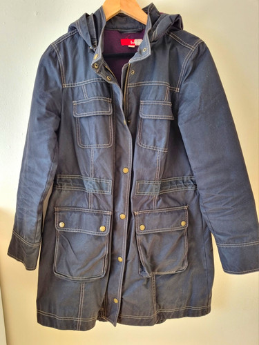 Boden black waxed cotton - boden,
