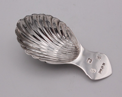 Sterling silver caddy spoon - sterling,