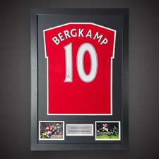 Denis Bergkamp Hand Signed &