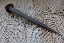 XL iron nail handmade by blacksmith's rare and unique over 9''/23 cm project