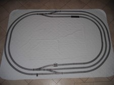 Hornby OO Gauge Nickel Silver Model Railway 3 Loop Track Layout With 6 x Points