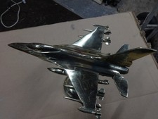 F16 Brass Model Aircraft.