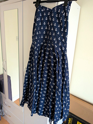 British retro navy white - british,