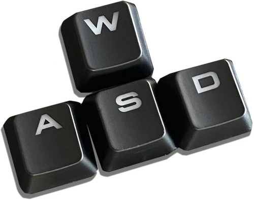 Backlit keycaps set aswd - set,