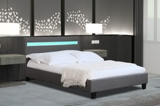 Fabric Modern Bed Frame With