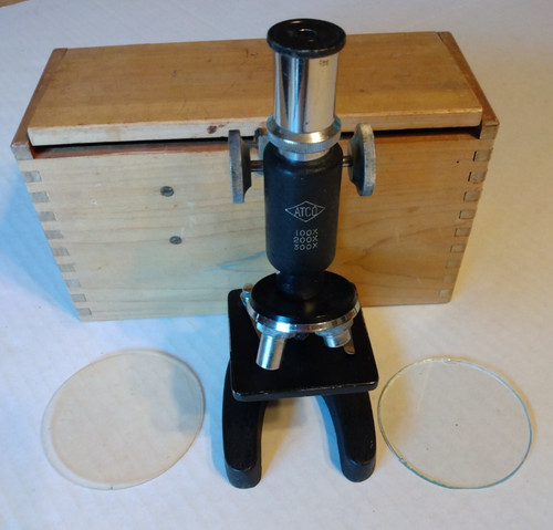 Vintage atco microscope - vintage,