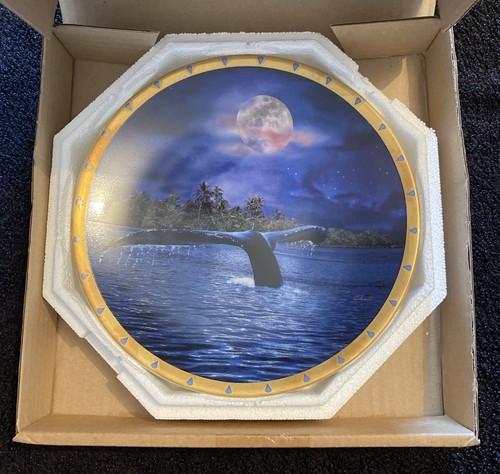 Moonlight fantasy plate - fantasy,